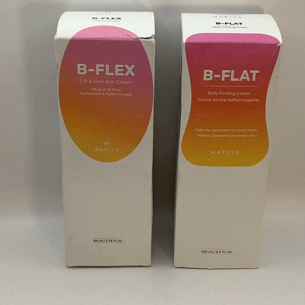 Maelys B-Flat and B-Flex Creams.